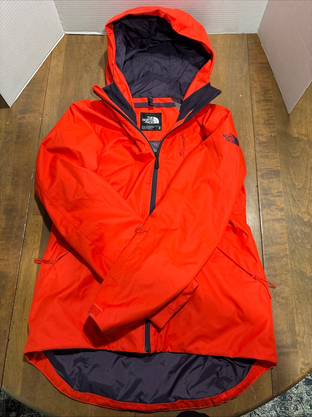 The North Face Women’s Jacket 3-in-1 Ski/Winter Coat (Orange/Red/Purple)